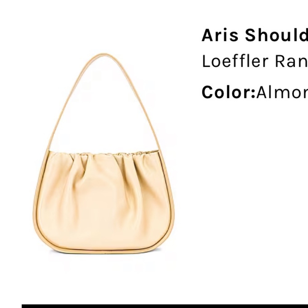 Loeffler Randall off-white shoulder bag
